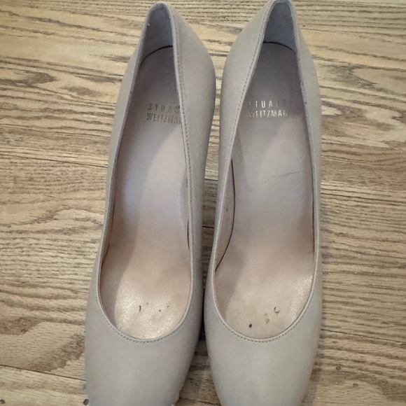 Stuart Weitzman Nude Leather Pumps - Picture 5 of 5